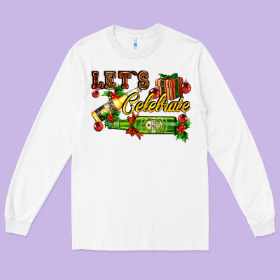 Let`s Celebrate With Beer Bottles Long Sleeve Tee Designed By Adodesignshop