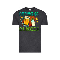 Vintage Black drinking buddies with baby bottle and beer Vintage Tee - HRA Design Shop