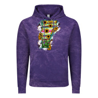Cloud Purple Vermont State Map Vintage Hoodie - RanaPortraitStore