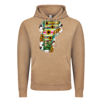 Vintage Coffee Vermont State Map Vintage Hoodie - RanaPortraitStore