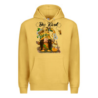 Antique Gold bee kind gnome Premium Hoodie - BarkalooDesign