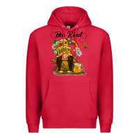 Cardinal bee kind gnome Premium Hoodie - BarkalooDesign