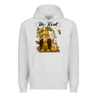 Dove Grey bee kind gnome Premium Hoodie - BarkalooDesign