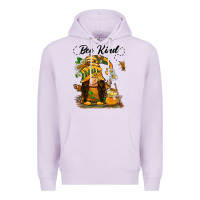 Lilac bee kind gnome Premium Hoodie - BarkalooDesign