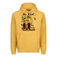 Mustard bee kind gnome Premium Hoodie - BarkalooDesign