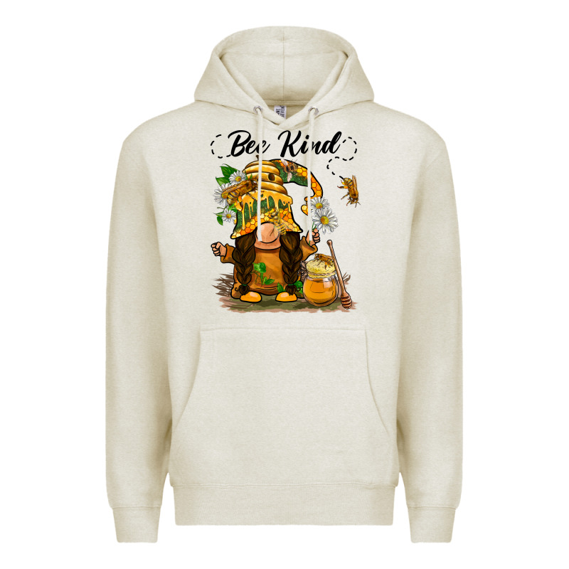 Bee Kind Gnome Premium Hoodie by BarkalooDesign | Teevron