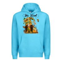Ocean Blue bee kind gnome Premium Hoodie - BarkalooDesign