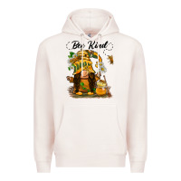 Pale Pink bee kind gnome Premium Hoodie - BarkalooDesign