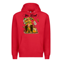 Red bee kind gnome Premium Hoodie - BarkalooDesign