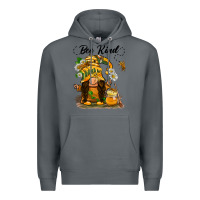 Rock bee kind gnome Premium Hoodie - BarkalooDesign