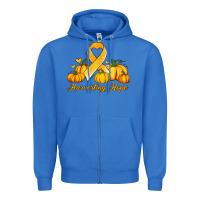 True Royal childhood cancer awareness month harvesting hope Zipper Hoodie - Jasminsmagicworld