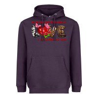 Plum let all that you do be done in love i corinthians Heavyweight Hoodie - NancyCooperArtShop