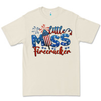 Bone little miss firecracker 4th of july Premium Tee - BarkalooDesign