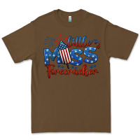 Cacao little miss firecracker 4th of july Premium Tee - BarkalooDesign