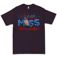 Plum little miss firecracker 4th of july Premium Tee - BarkalooDesign