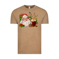 Vintage Coffee santa and hot cocoa cup Vintage Tee - FaDigitalArtStudio