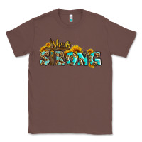 Chestnut she is strong with cross Classic Tee - AdoDesignShop