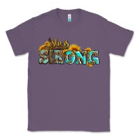 Lavender she is strong with cross Classic Tee - AdoDesignShop
