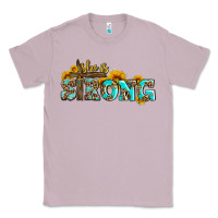 Lilac she is strong with cross Classic Tee - AdoDesignShop