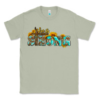 Matcha she is strong with cross Classic Tee - AdoDesignShop