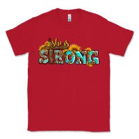 Red she is strong with cross Classic Tee - AdoDesignShop