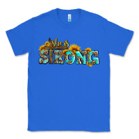 True Royal she is strong with cross Classic Tee - AdoDesignShop