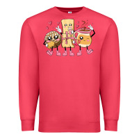 Cardinal mexican pan dulce cartoon characters Premium Sweatshirt - MaliasSmallBusiness