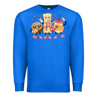 True Royal mexican pan dulce cartoon characters Premium Sweatshirt - MaliasSmallBusiness
