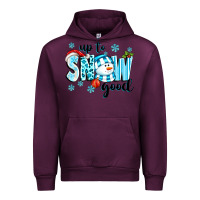 Mauve Wine up to snow good Urban Hoodie - texasbilliewilder