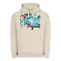 Pigment French Oak up to snow good Urban Hoodie - texasbilliewilder