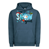 Pigment Midnight Navy up to snow good Urban Hoodie - texasbilliewilder