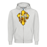 Dove Grey faith childhood cancer Zipper Hoodie - Jasminsmagicworld