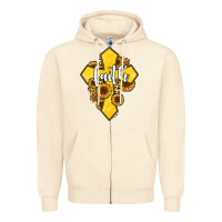 Sandshell faith childhood cancer Zipper Hoodie - Jasminsmagicworld