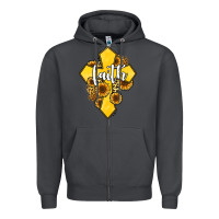 Smoke faith childhood cancer Zipper Hoodie - Jasminsmagicworld