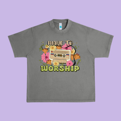 Made To Worship Urban Heavy Tee Designed By Jahusdesignshop
