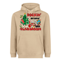 Mushroom rockin around the classroom Heavyweight Hoodie - MaliasSmallBusiness