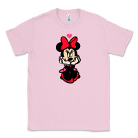 Bubblegum Pink Minnie Mouse Classic Tee - CowhideDigitalArt