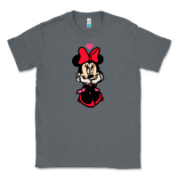 Charcoal Heather Minnie Mouse Classic Tee - CowhideDigitalArt