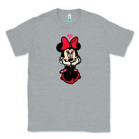 Heather Grey Minnie Mouse Classic Tee - CowhideDigitalArt