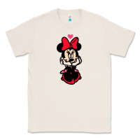 Natural Minnie Mouse Classic Tee - CowhideDigitalArt