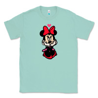 Seafoam Minnie Mouse Classic Tee - CowhideDigitalArt