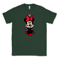 Sports Green Minnie Mouse Classic Tee - CowhideDigitalArt