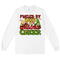 Fueled By Beer And Christmas Cheer With Beer Bottles Long Sleeve Tee | Teevron
