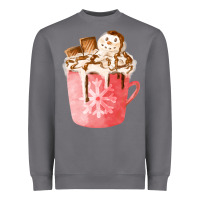 Storm hotcocoa with snowman  fa element Heavyweight Sweatshirt - FaDigitalArtStudio