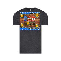 Vintage Black dad life with beers Vintage Tee - HRA Design Shop