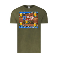 Vintage Olive dad life with beers Vintage Tee - HRA Design Shop