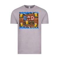 Vintage Zinc dad life with beers Vintage Tee - HRA Design Shop