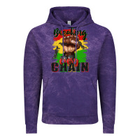 Cloud Purple Breaking every chain juneteenth Vintage Hoodie - Zillion Design Studio