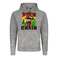 Cloud Rock Breaking every chain juneteenth Vintage Hoodie - Zillion Design Studio