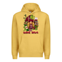 Antique Gold vine diva  gnome Premium Hoodie - BarkalooDesign